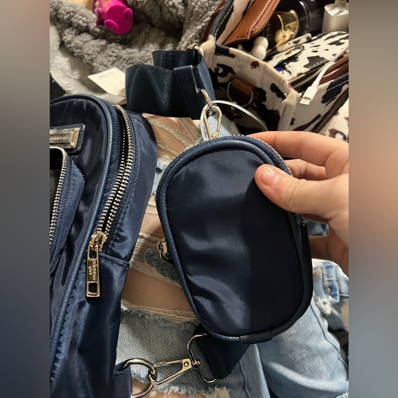 Madden Girl Navy sling purse - Picture 7 of 8